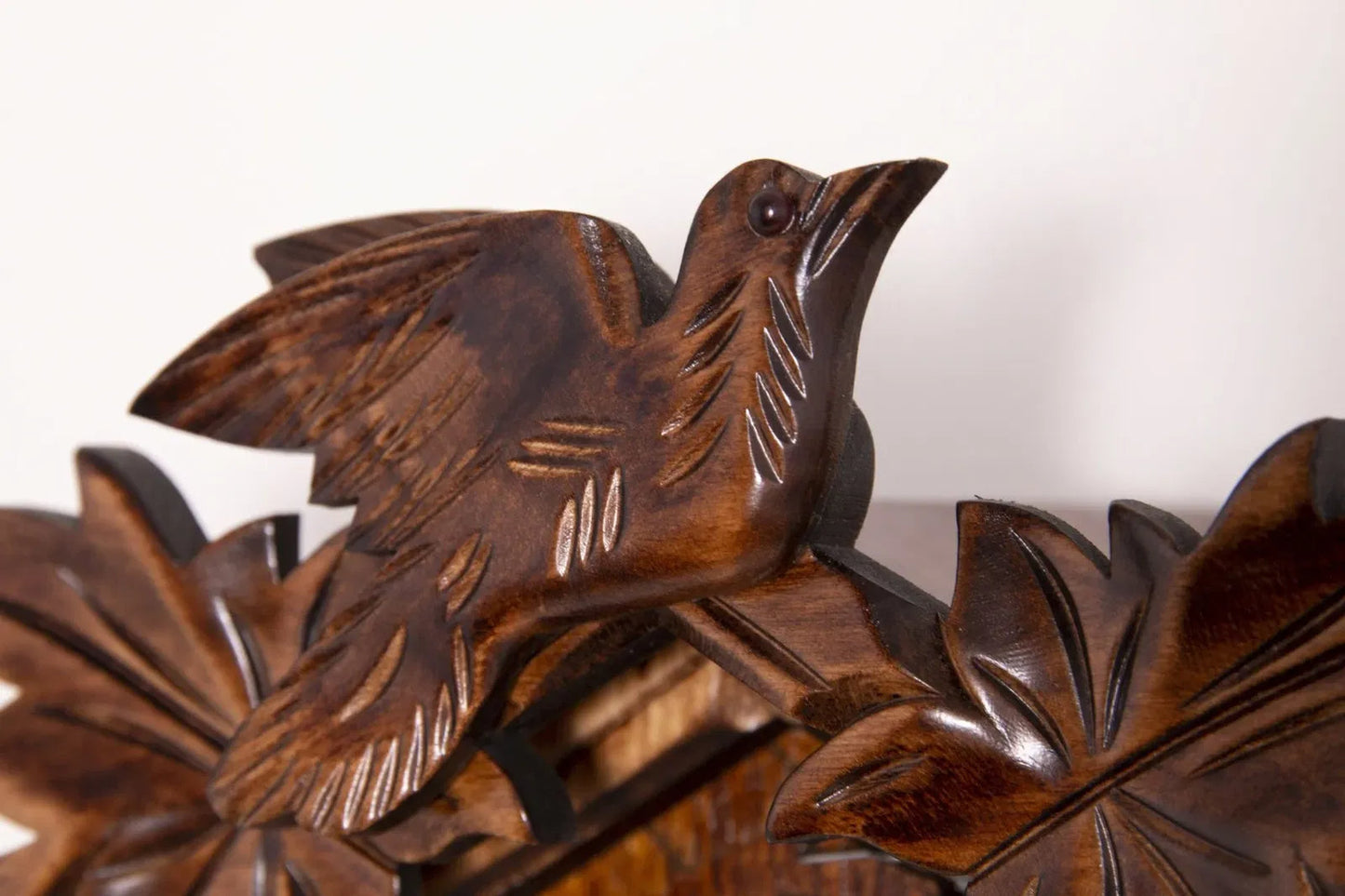 Cuckoo Clock Augsburg - 1 Day Carved 23cm - Anton Schneider
