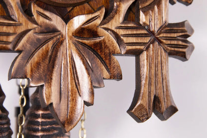 Cuckoo Clock Augsburg - 1 Day Carved 23cm - Anton Schneider