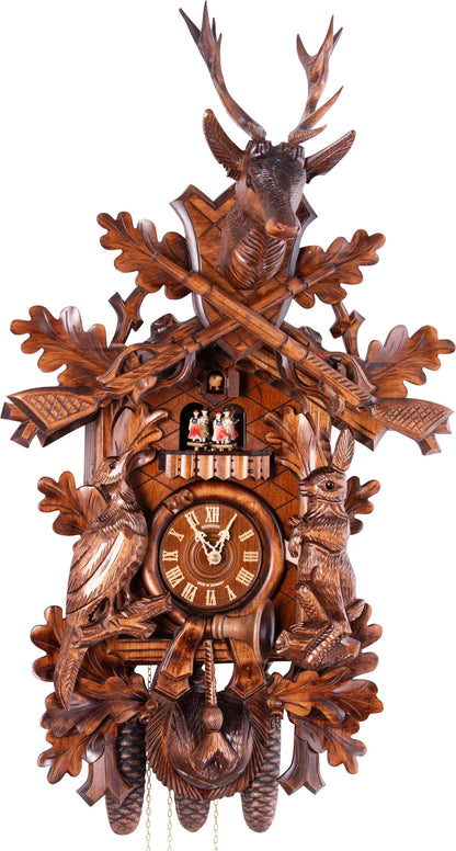 Cuckoo Clock Partenkirchen - 8 Day Carved 75cm - Anton Schneider
