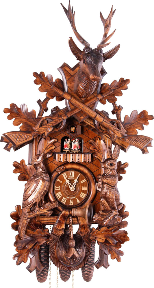 Cuckoo Clock Partenkirchen - 8 Day Carved 75cm - Anton Schneider