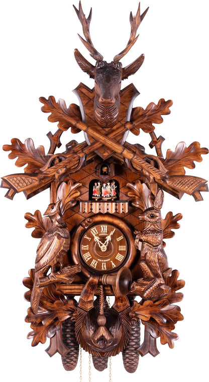 Cuckoo Clock Partenkirchen - 8 Day Carved 75cm - Anton Schneider