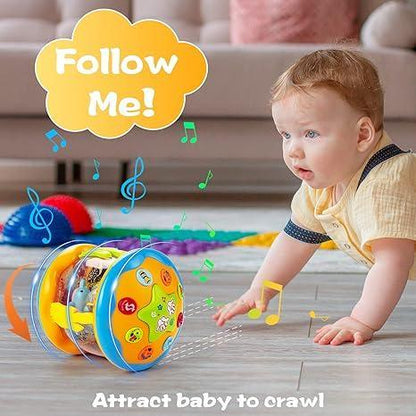 🔥Big Promotion 49% OFF💥Baby Musical Light Up Toys 6-36 Months, Tummy Time Ocean Projector Rotating