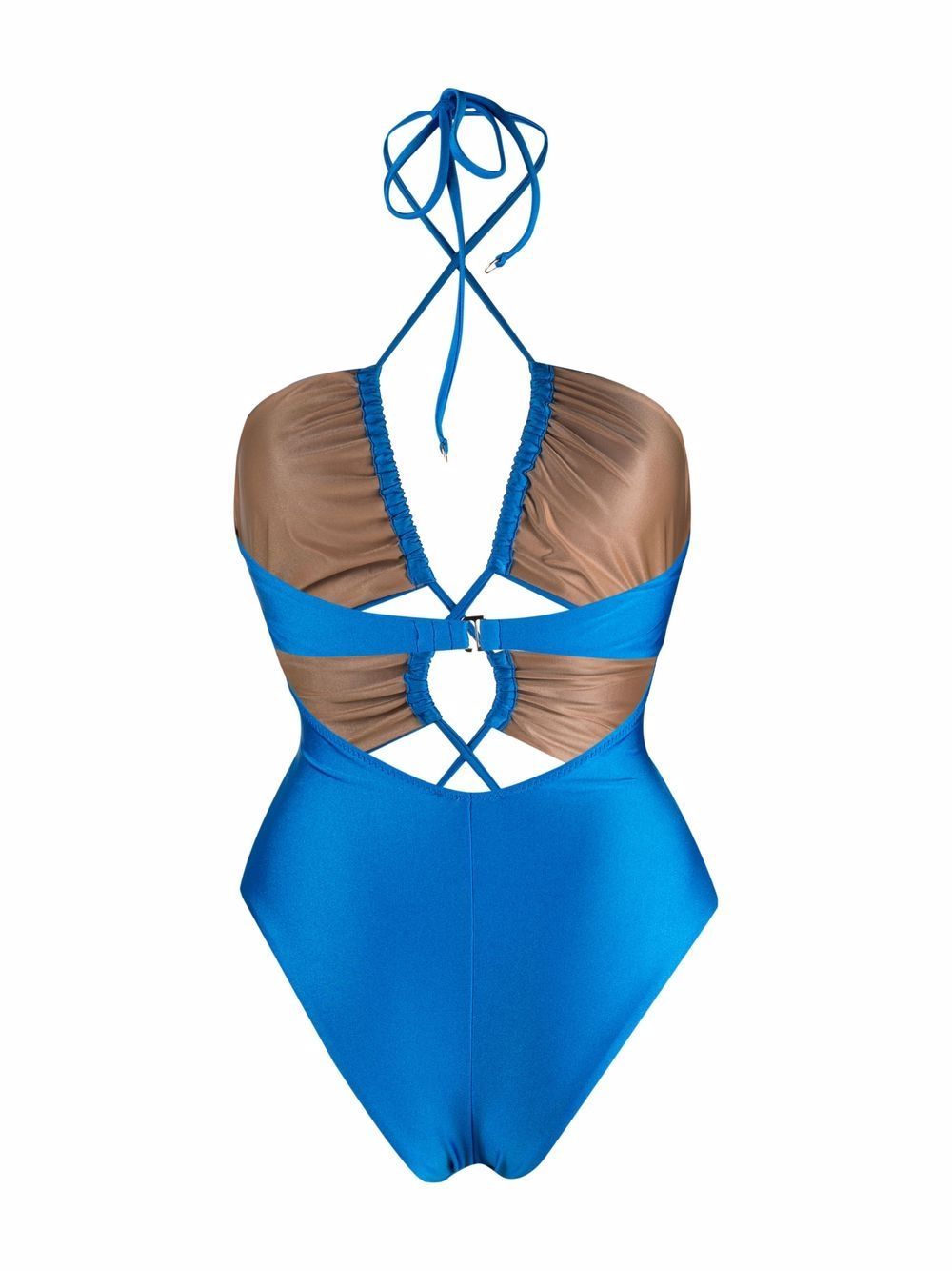 Lace-up swimsuit