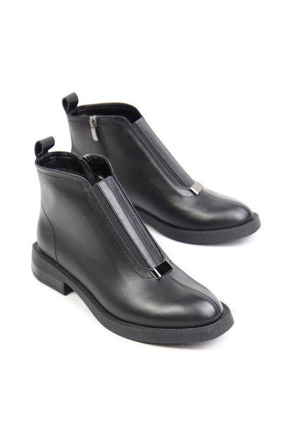 Women's genuine leather arch support martin boots