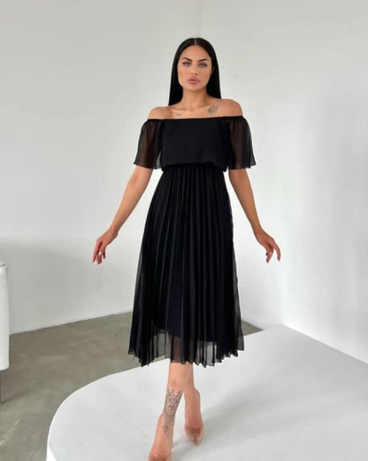 2024 latest model?Women's off-shoulder spun skirt