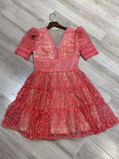 Exquisite lace dress