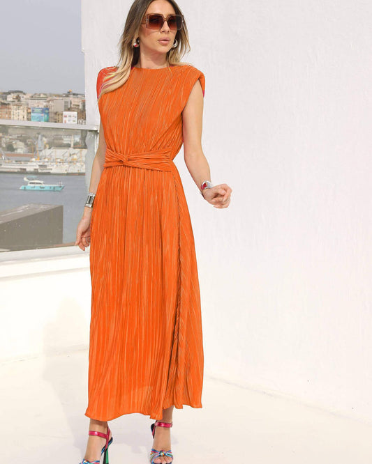 Sleeveless loose long skirt—2024 new fashion style