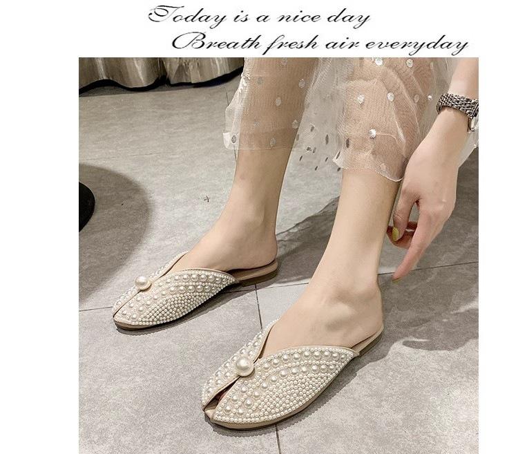Lazy fish mouth sandals and half slippers