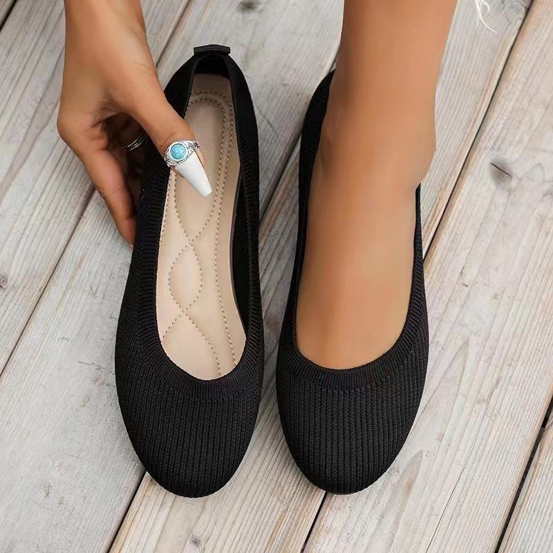 Women's round toe flat shoes