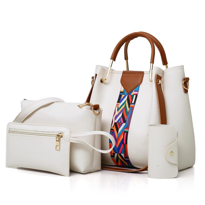 Women's bag 2024 new fashion four-piece set hand-held shoulder crossbody bag