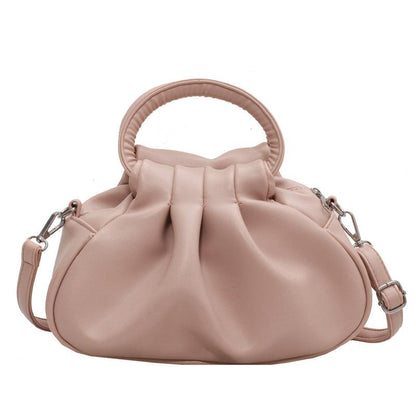 Retro cloud pleated women's bag