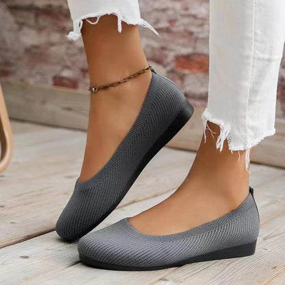 Women's round toe flat shoes