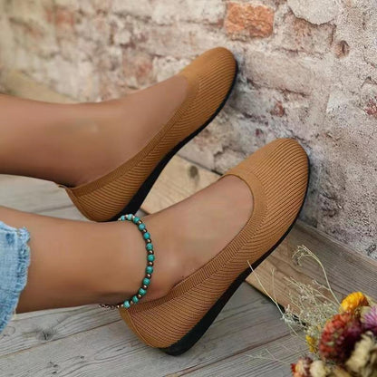 Women's round toe flat shoes