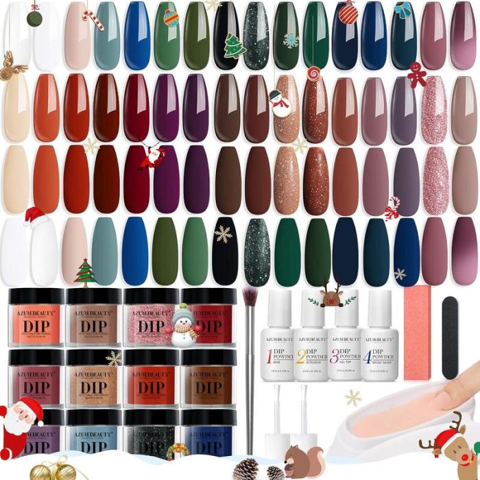 Nail Art Powder Starter Kit，DIY Manicure at Home