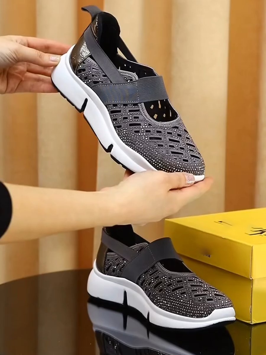 Mesh fine breathable arch support casual shoes sneakers