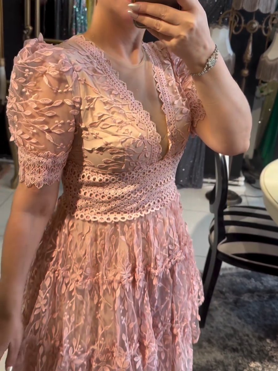 Exquisite lace dress