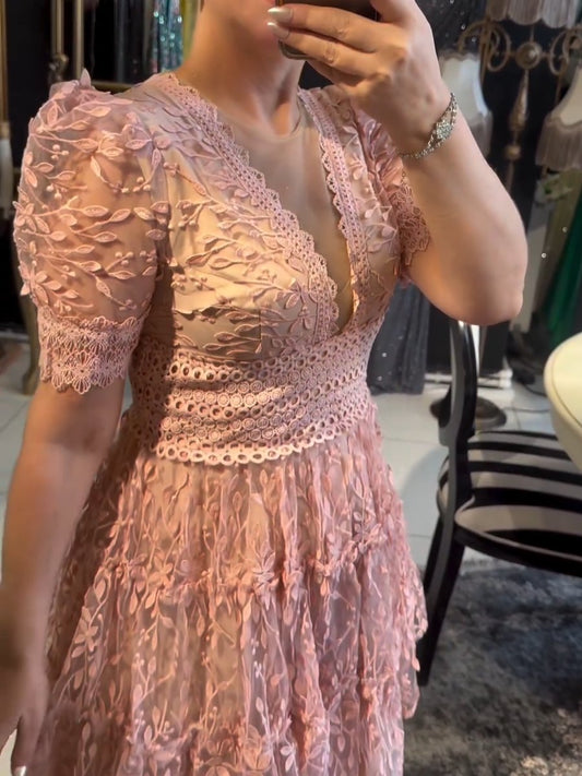 Exquisite lace dress